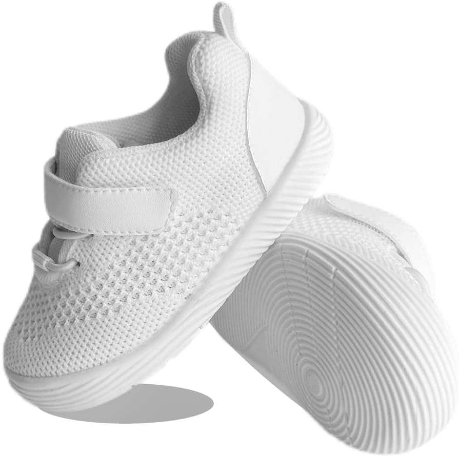 Newsonet Baby Shoes Boys Girls First Walking Breathable Non Slip Walker Sneakers Soft Sole 6 9 12 18 20 24 Months