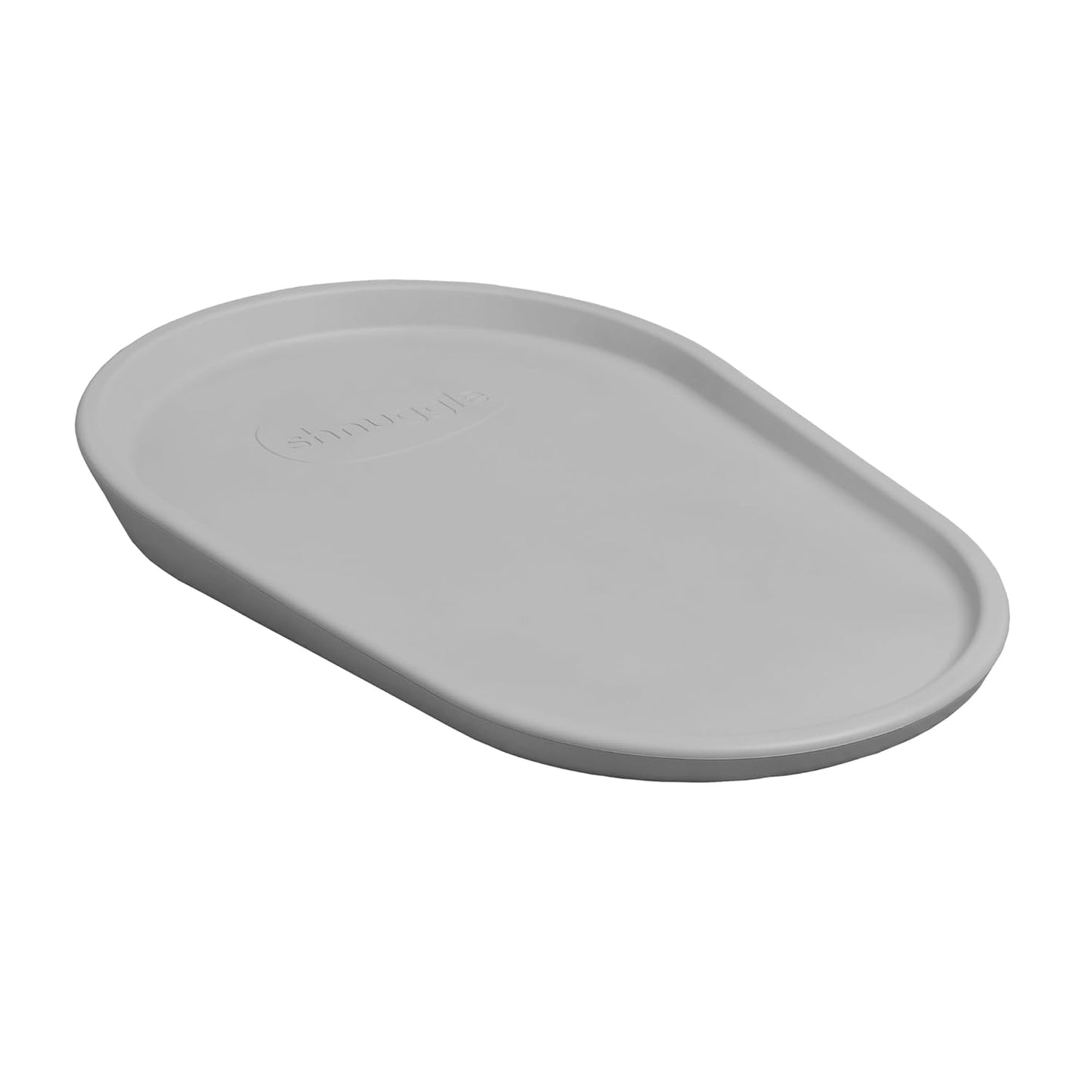 Squishy Changing Mat - Baby Changing Diaper Pad, Wipeable Easy-to-Clean Nappy Station, Warm-to-Touch Surface, Non-Slip Base, No Covers Needed - Grey