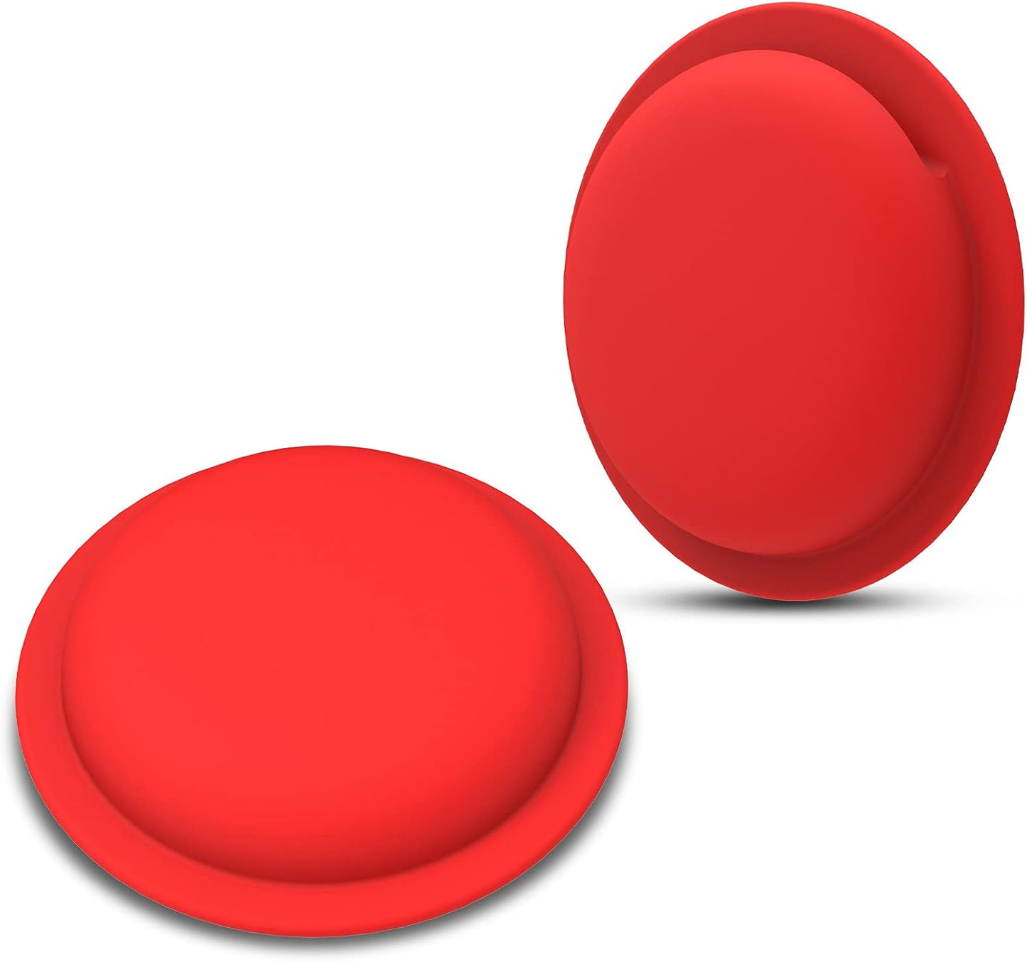 LiZHi Case for Apple Airtag Holder Airtag Case Cover Airtag Sticker Stick on Adhesive Mount Silicone for Tv Remote Car AirTag Phone Case 2 Pack,Red2