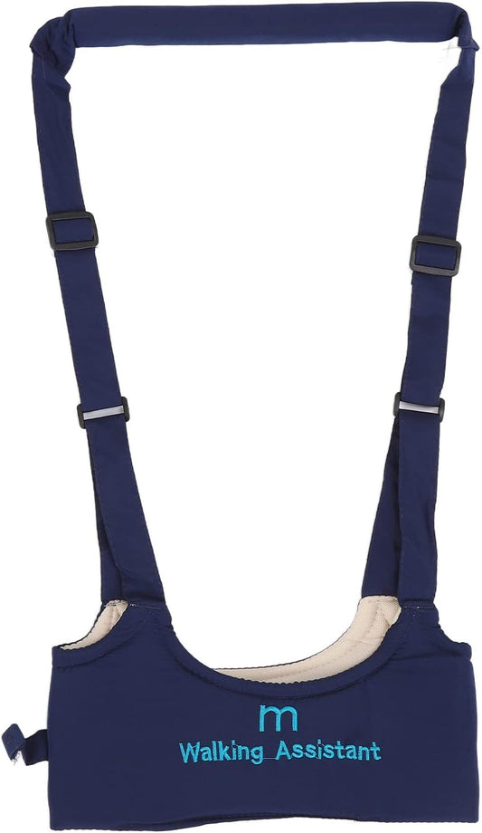 Baby Walking Harness, Skin Friendly, Relieve Back Pain, Adjustable, Handheld Kids Walker Helper, Toddler Leash, Nurse Sling, Harness (Navy Blue)