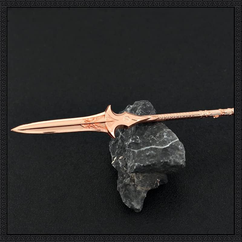 God of War Ragnarök Kratos Action Figures Game Toys Collection Keychain Desk Decoration Backpack Pendant Gift (Odin's Gungnir)