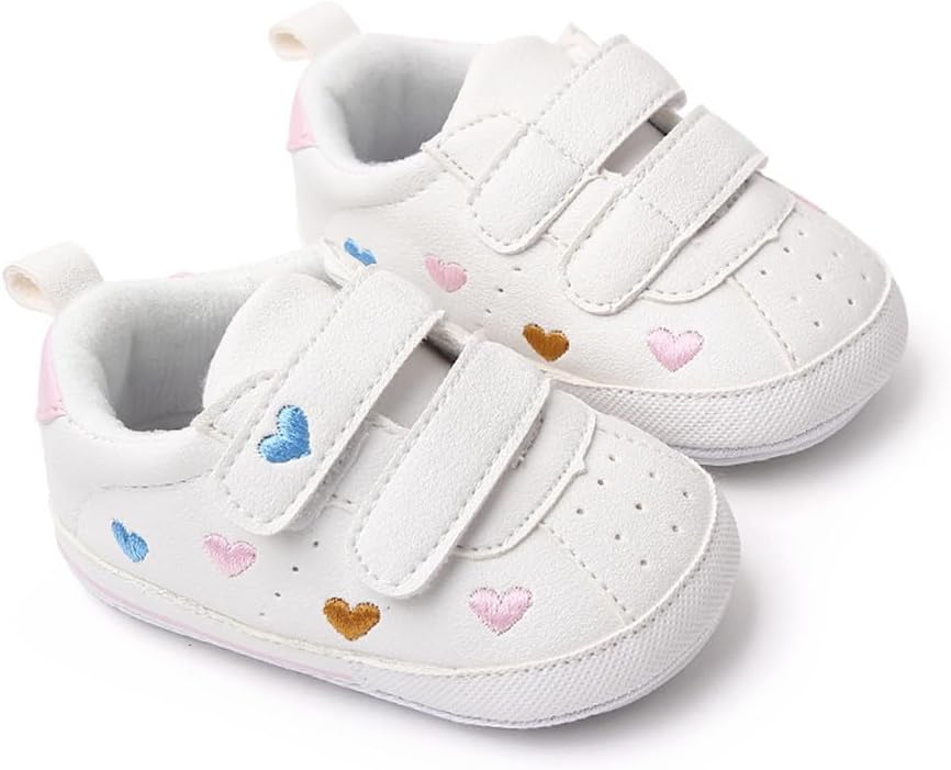 LONSOEN Baby Girls Boys Loafers Prewalker Dress Crib Shoes