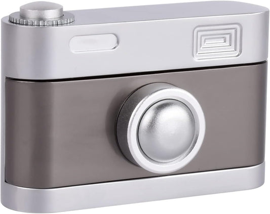 EDC Metal Fidget Slider Toys- Stress Relief EDC Fidget Slider Casual Metal Adult's Hand Toys Office Desk Toys Gifts Stress Toys for Adults(Mini Camera)