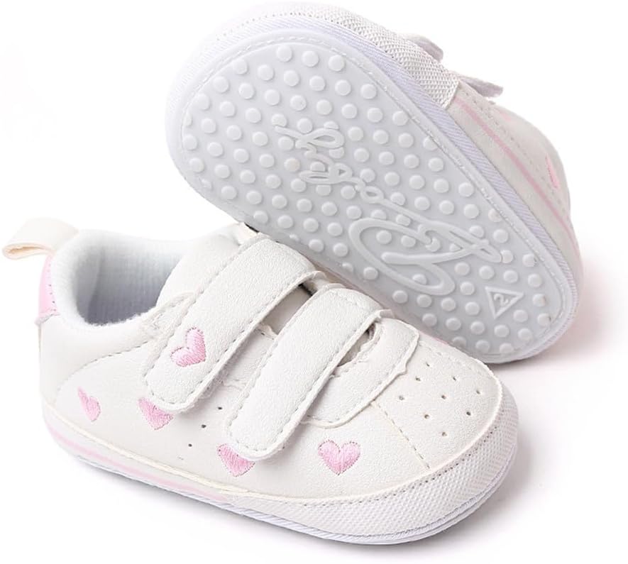 LONSOEN Baby Girls Boys Loafers Prewalker Dress Crib Shoes