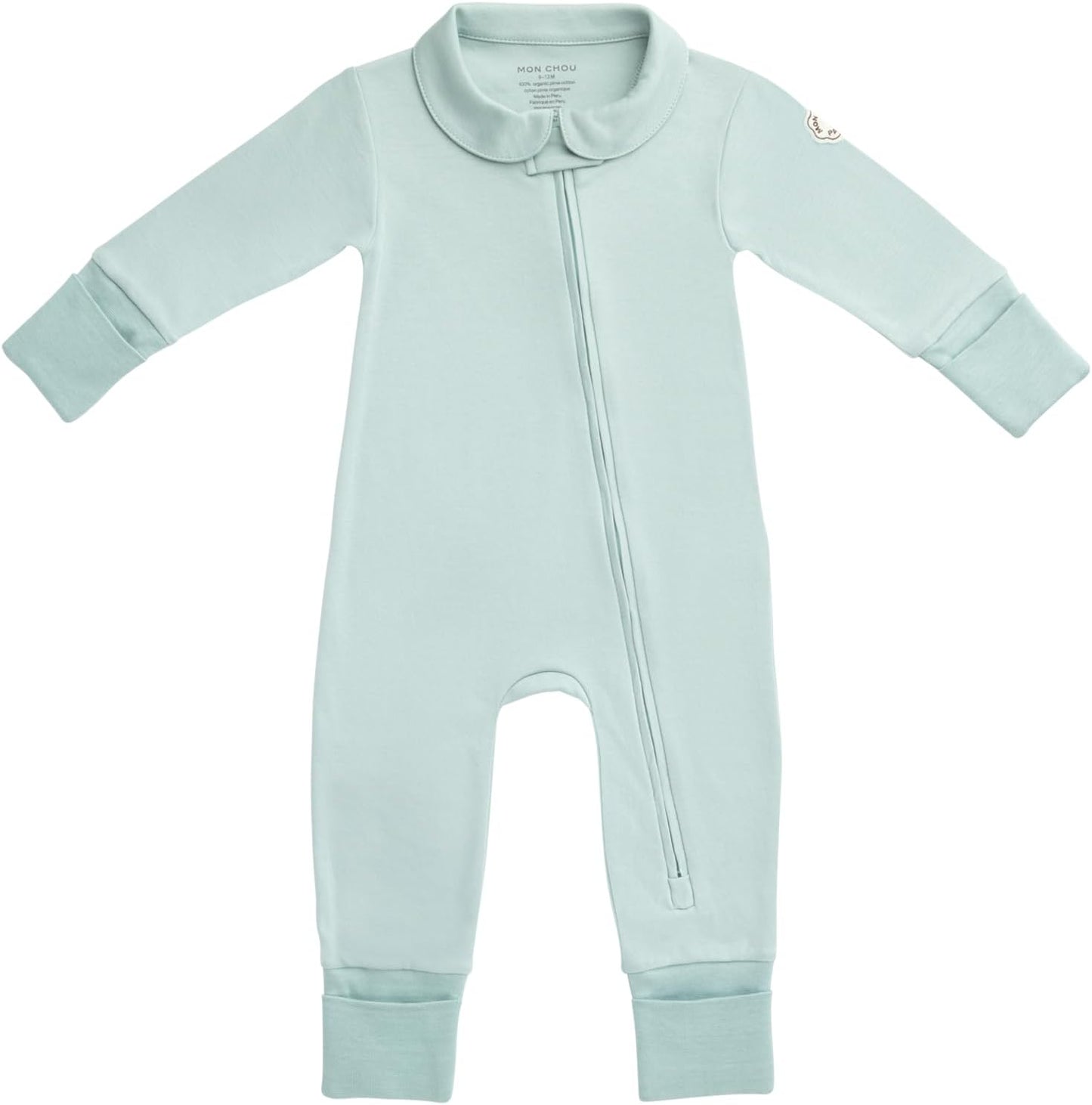 MON CHOU Convertible Footie Pajamas - Soft Organic Cotton Baby Pajamas - 100% Pima Cotton PJ’s & Luxury Newborn Sleepers