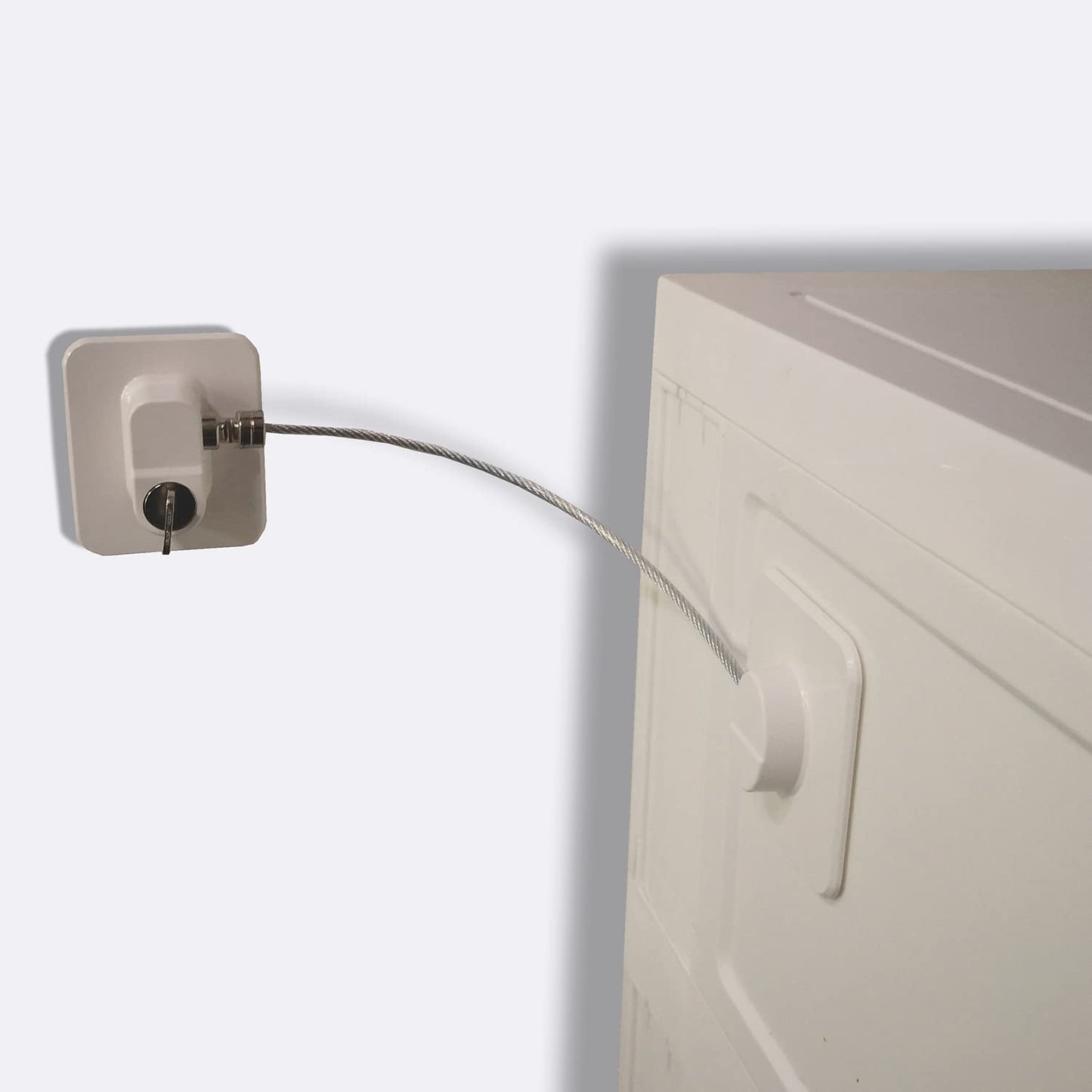 YEYA Upgraded No Drill Anti Tip Furniture Wall Anchors for Baby Proofing White 4 Pack