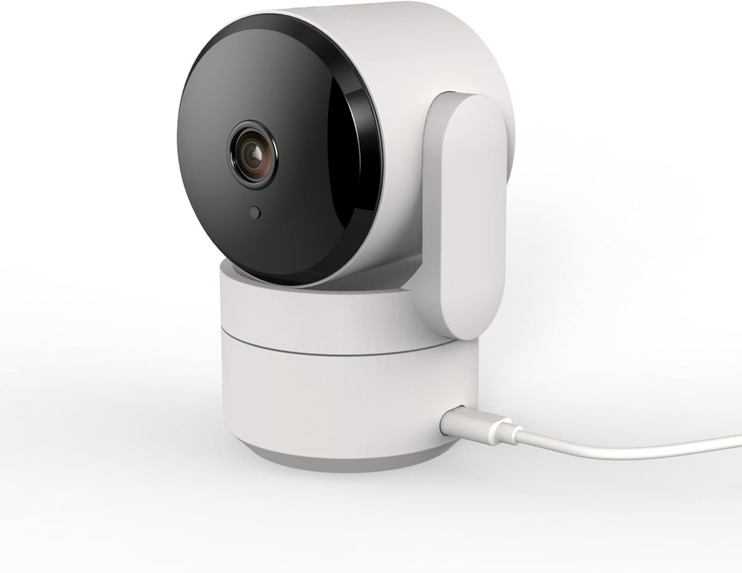 Luna Indoor Camera 360-Degree Pan/Tilt, Pet/Person/Vehicle AI Motion Detection, Plug-in, Night Vision, Two Way Audio, Cloud Storage, Wi-Fi Camera for Room Office Smart Home Security (White)