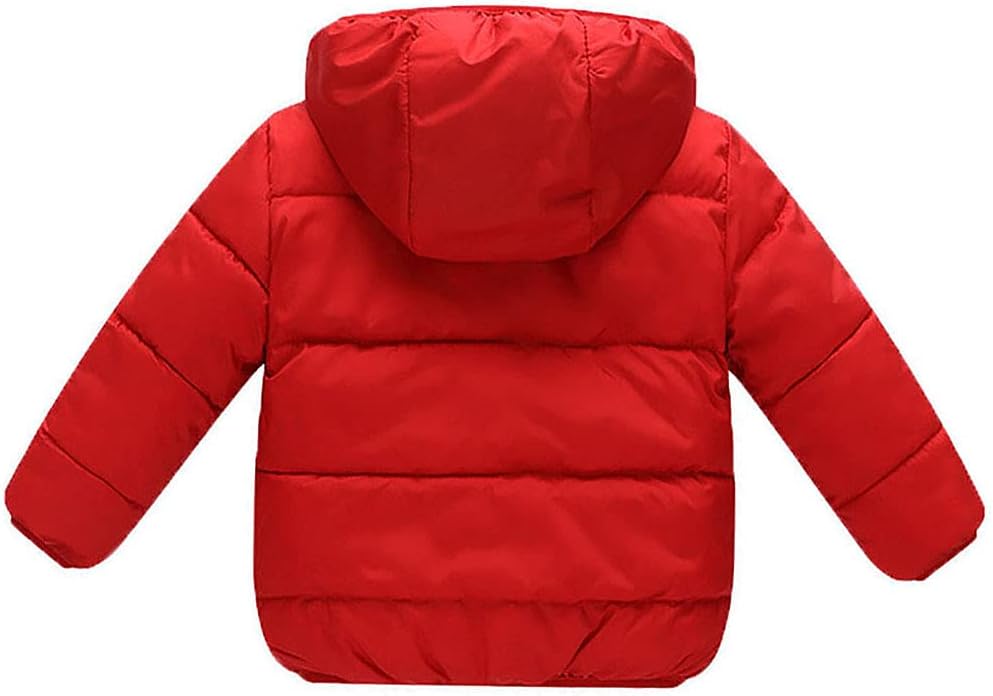 Baby Girls Boys' Winter Fleece Jackets With Hooded Toddler Cotton Dress Warm Lined Coat Outer Clothing