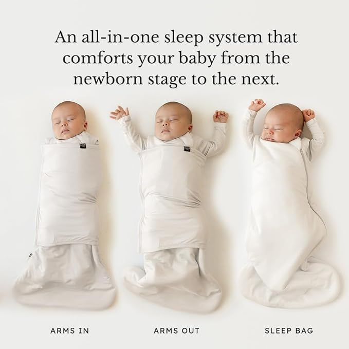 KYTE BABY Unisex Rayon Made from Bamboo Sleep Bag Swaddler for Babies, 1.0 Tog