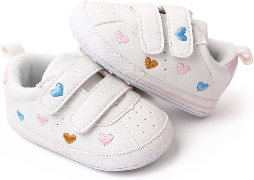 LONSOEN Baby Girls Boys Loafers Prewalker Dress Crib Shoes