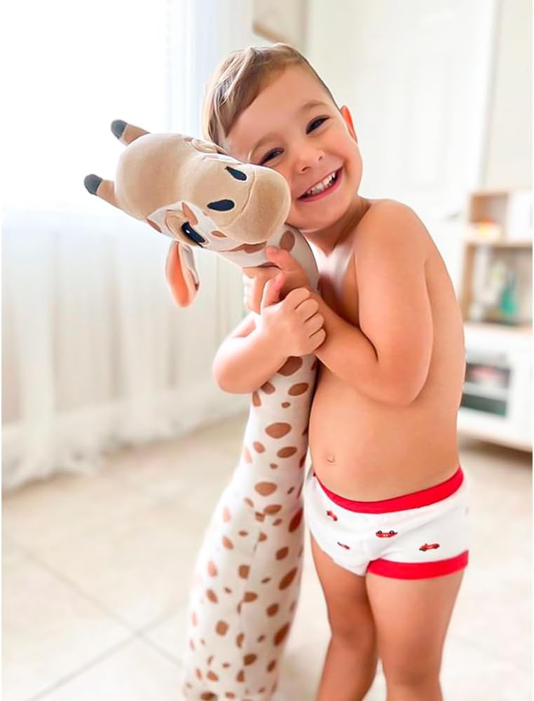 BIG ELEPHANT Potty Training Underwear - 10 Pack, 100% Cotton Absorbent Unisex Toddler Pee Pants for Boys Girls