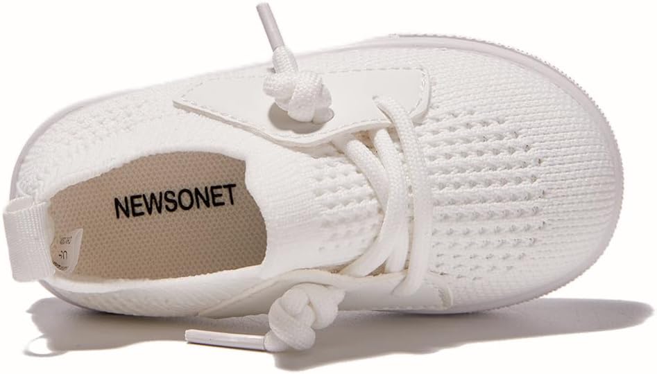 Newsonet Baby Shoes Boys Girls First Walking Breathable Non Slip Walker Sneakers Soft Sole 6 9 12 18 20 24 Months