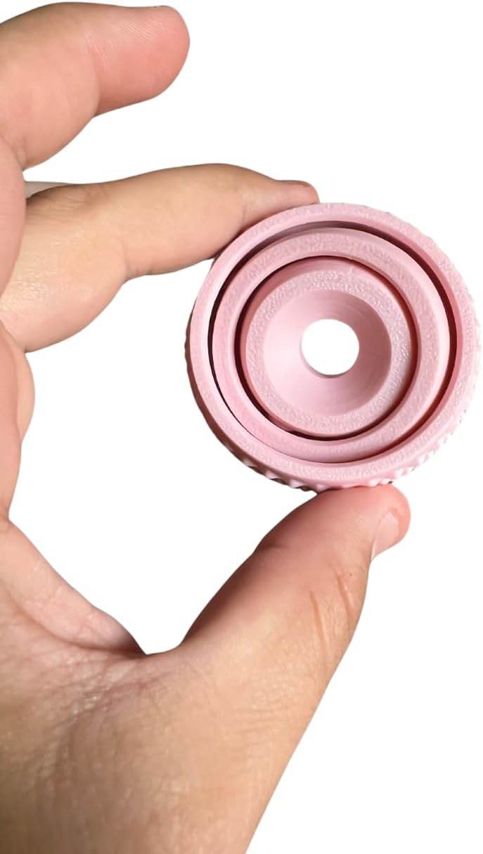 Gyro Spinner - 3D Printed Fidget Toy (Pink), Small