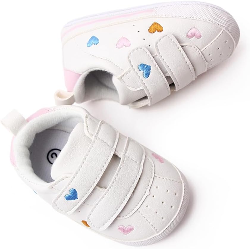 LONSOEN Baby Girls Boys Loafers Prewalker Dress Crib Shoes