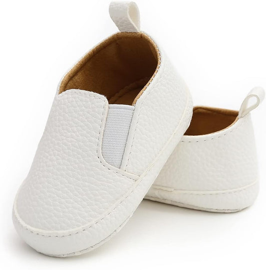 Morbido Infant Baby Boys Girls Canvas Sneaker Toddler Slip On Anti Skid Newborn First Walkers Candy Shoes for 0-18 Months