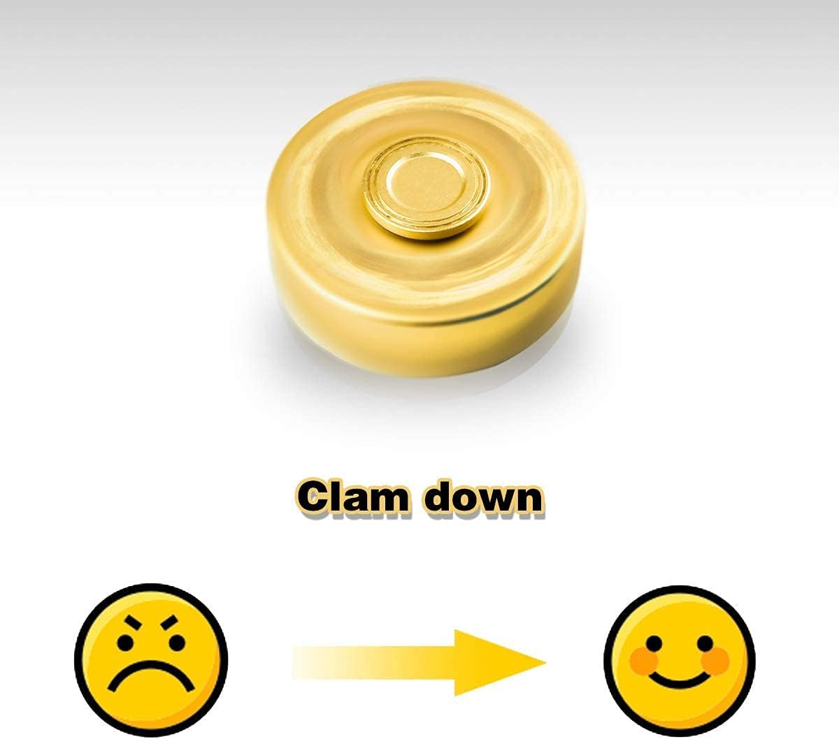 Alloy Metal Fidget Spinners for Kids Adults- Cool Sensory Handheld Finger Hand Cube Spiner for Anti Anxiety Stress Relief, Quiet Desk Toys for School Home Office Classroom