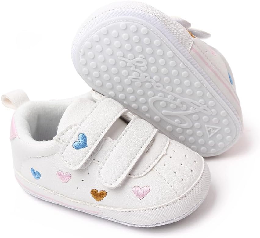 LONSOEN Baby Girls Boys Loafers Prewalker Dress Crib Shoes