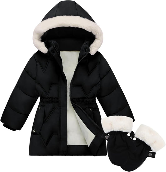 Kids Winter Snow Coat For Girl Clothes Puffer Jacket Padded Outfit Child Outwear