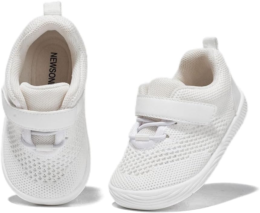 Newsonet Baby Shoes Boys Girls First Walking Breathable Non Slip Walker Sneakers Soft Sole 6 9 12 18 20 24 Months