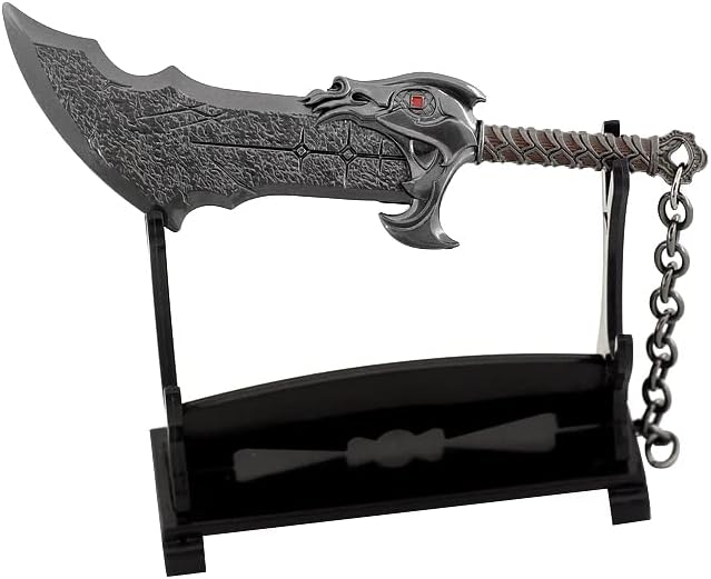 God of War Ragnarök Kratos Blades of Chaos Action Figures Game Toy Collection Keychain Desk Decoration Backpack Pendant Gift