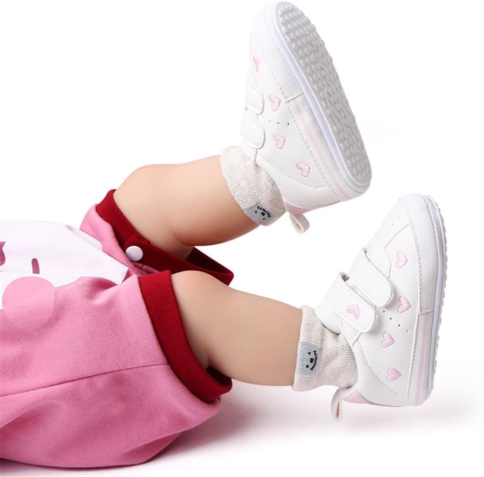 LONSOEN Baby Girls Boys Loafers Prewalker Dress Crib Shoes