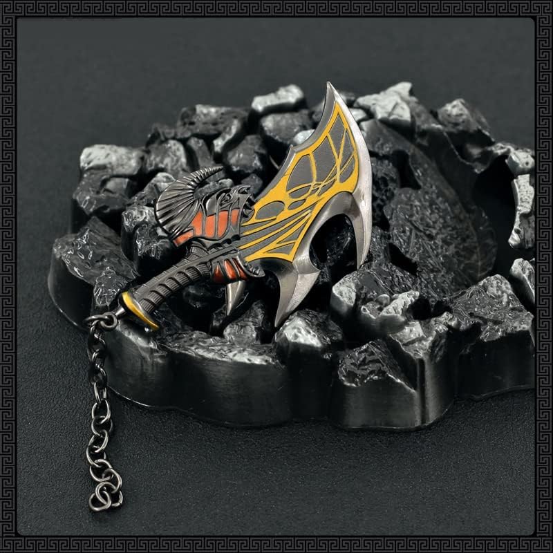 God of War Ragnarök Kratos Blades of Chaos Action Figures Game Toy Collection Keychain Desk Decoration Backpack Pendant Gift