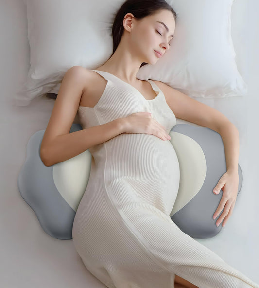 Pregnancy Pillows for Sleeping, Memory Foam Maternity Pillow Support for Back Belly HIPS, Adjustable Travel Wedge Pillow for Pregnant Women, Side Spleeping Pregnant Pillows with Cooling Pillowcase