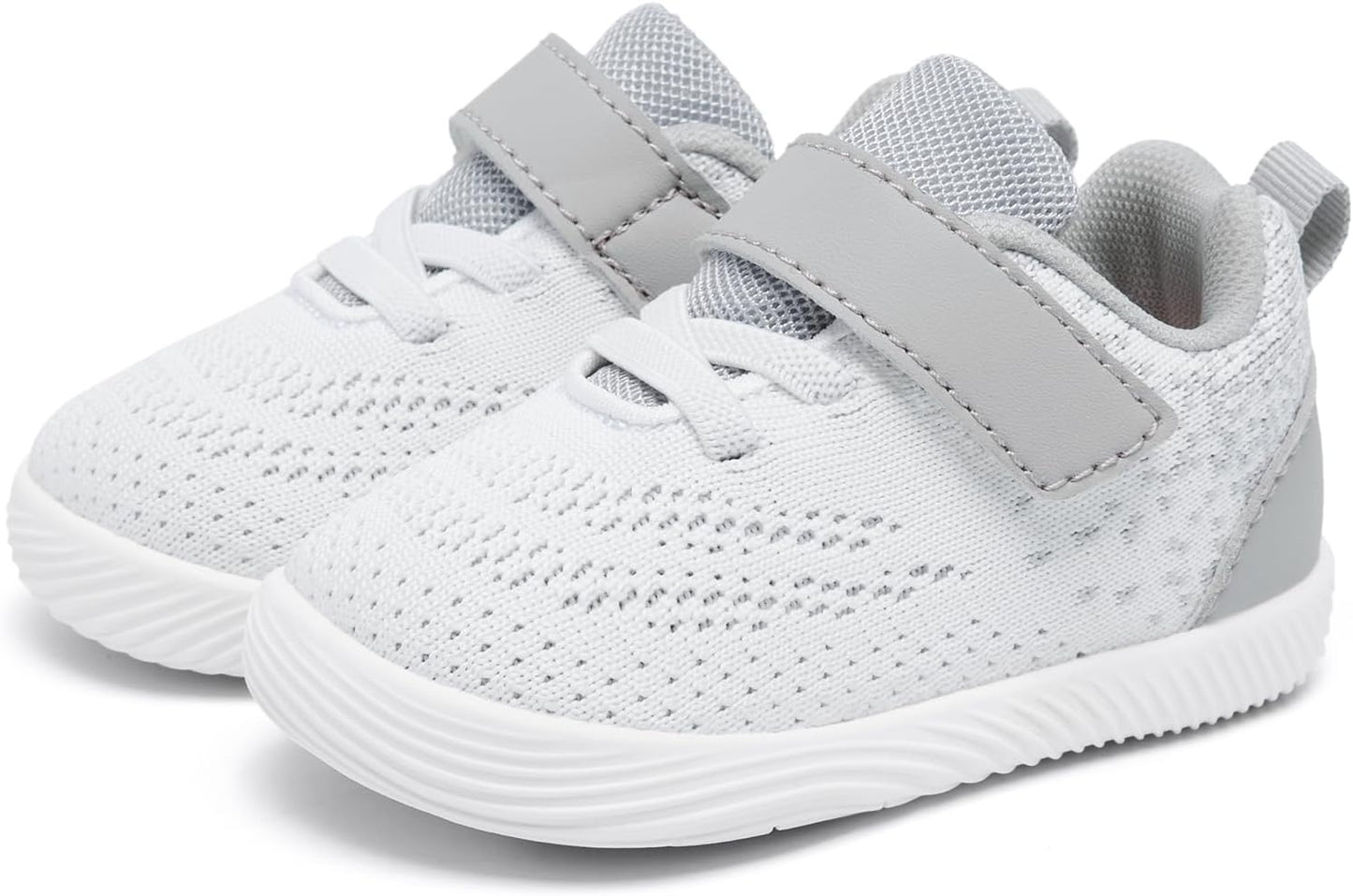 MORENDL Toddler Sneakers Baby Boys & Girls Barefoot Shoes Lightweight Breathable Walking Running Tennis Athletic Sport Shoes