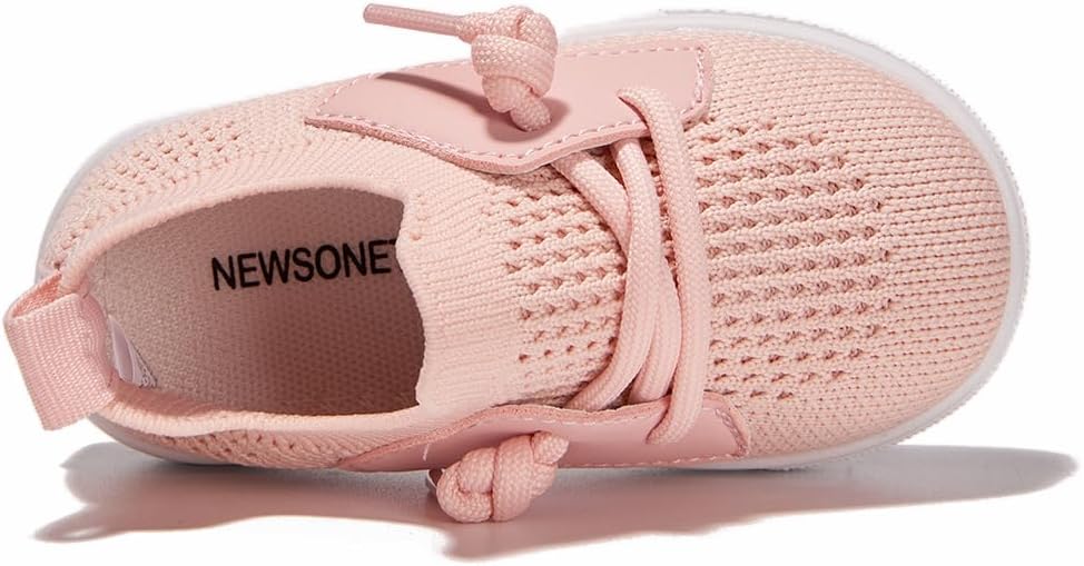 Newsonet Baby Shoes Boys Girls First Walking Breathable Non Slip Walker Sneakers Soft Sole 6 9 12 18 20 24 Months