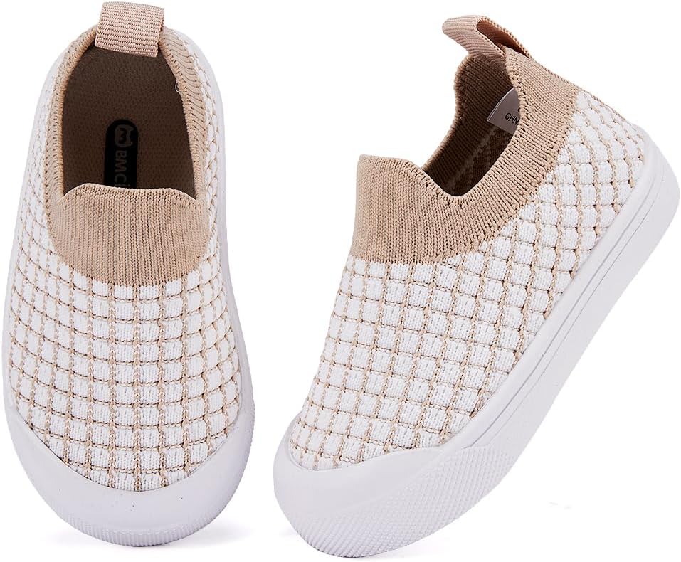 BMCiTYBM Baby Sneakers Girls Boys Lightweight Breathable Mesh First Walkers Shoes 6-24 Months