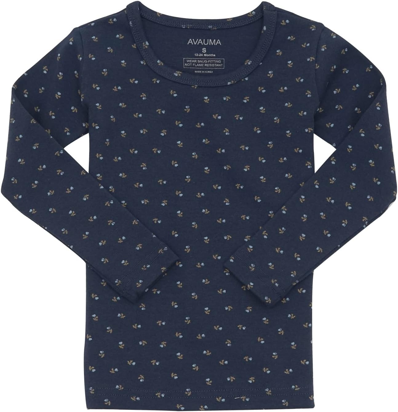 AVAUMA Baby Boys Girls Pajama Set 6M-7T Kids Cute Toddler Snug fit Pattern Design Pjs Cotton Sleepwear