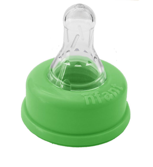nfant | 3X Standard Flow Nipple, Green (27ml/min), 4-Pack