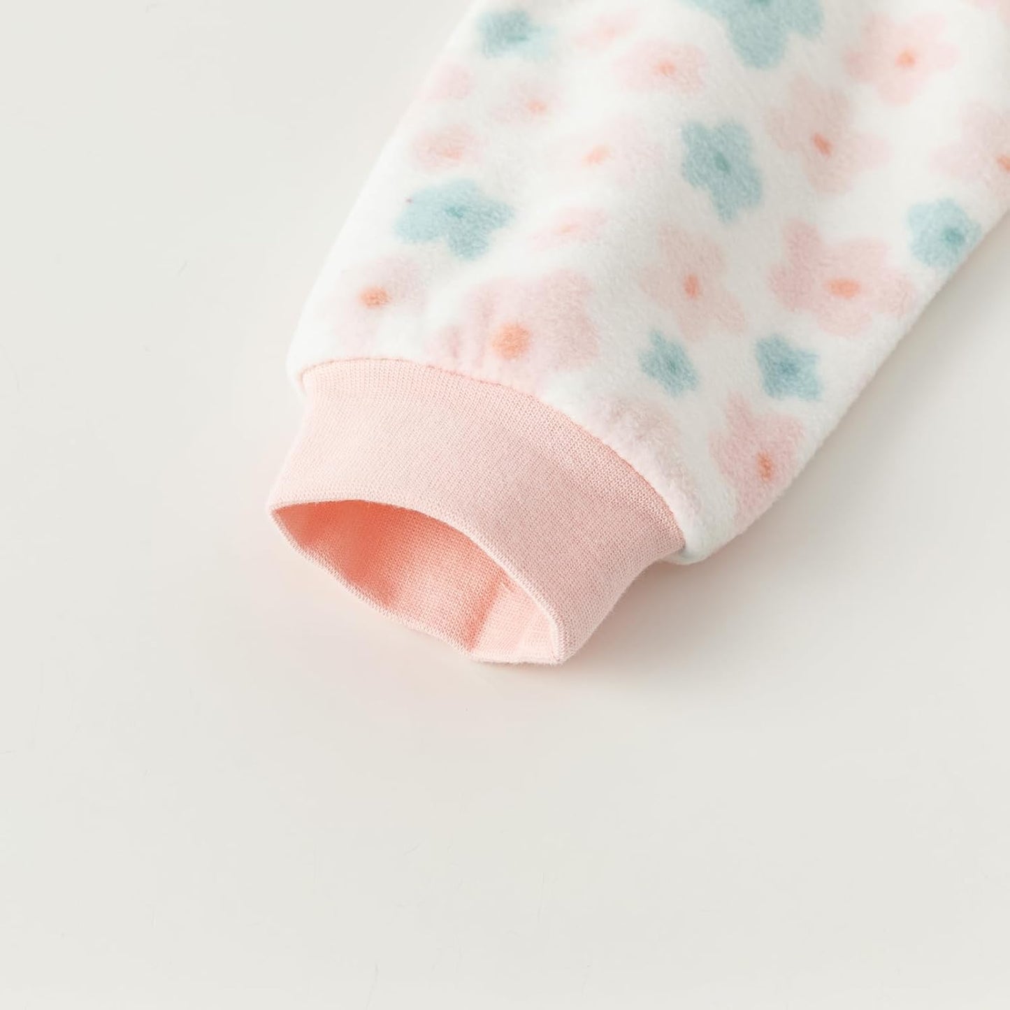 DAVE & BELLA Kids Printed Polar Fleece Jacket Toddler Baby Boys Girls Zip Up Long Sleeve Spring Fall Warm Outerwear Coat