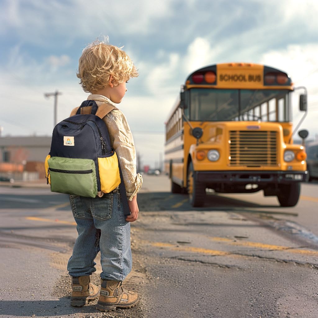 STEAMEDBUN Kids Backpack for Boys 6-8: Toddler Backpack for Preschool Kindergarten - Boys Backpacks for Elementary 4-6