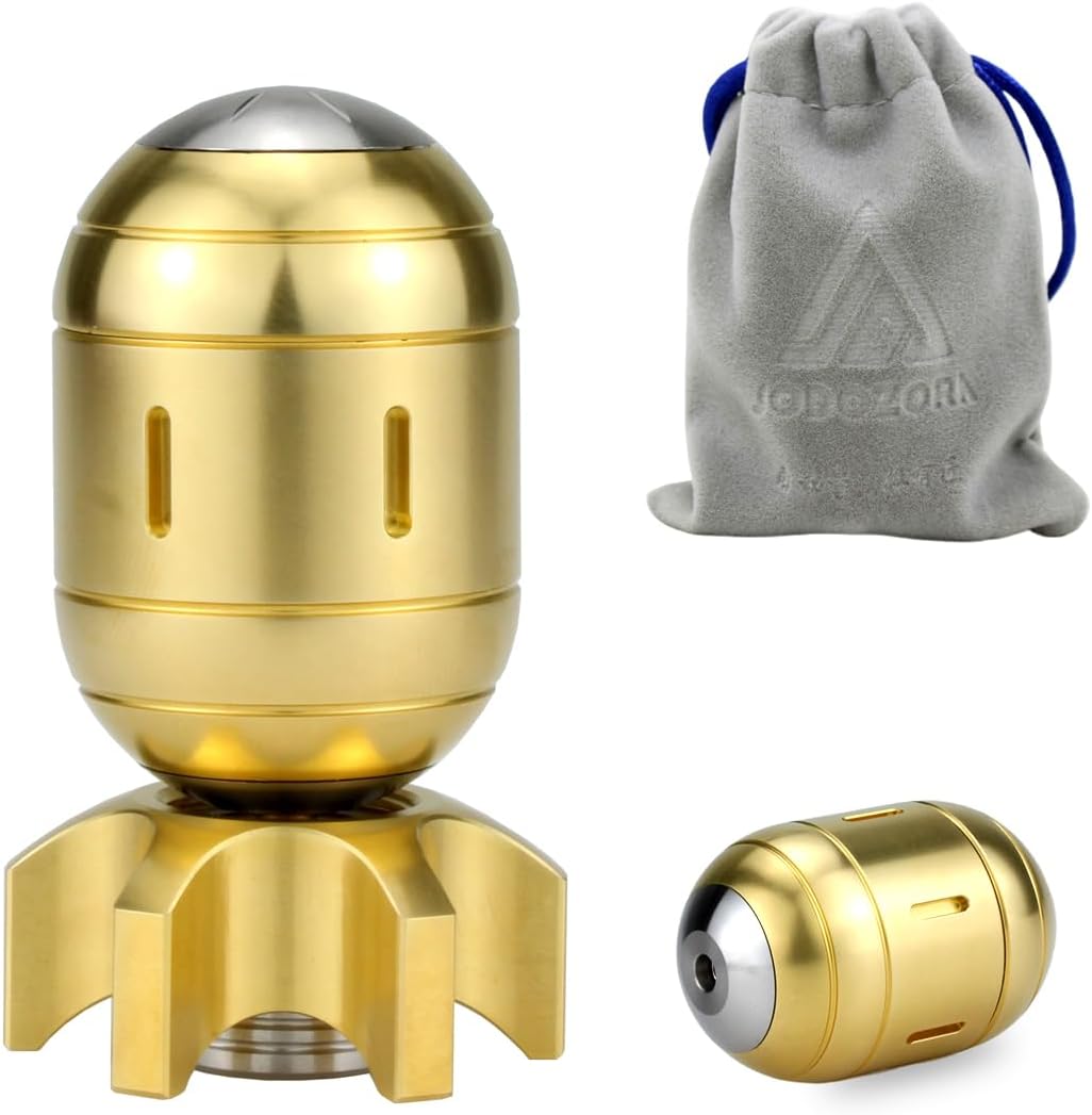 Atomic Bomb Fidget Toys, Metal Fidget Spinners, 3 in 1 Executive Desk Toy, EDC Clicker, Office Sculpture Home Decor, Stress Relief, Gifts for Teens Men Adults (Mix)