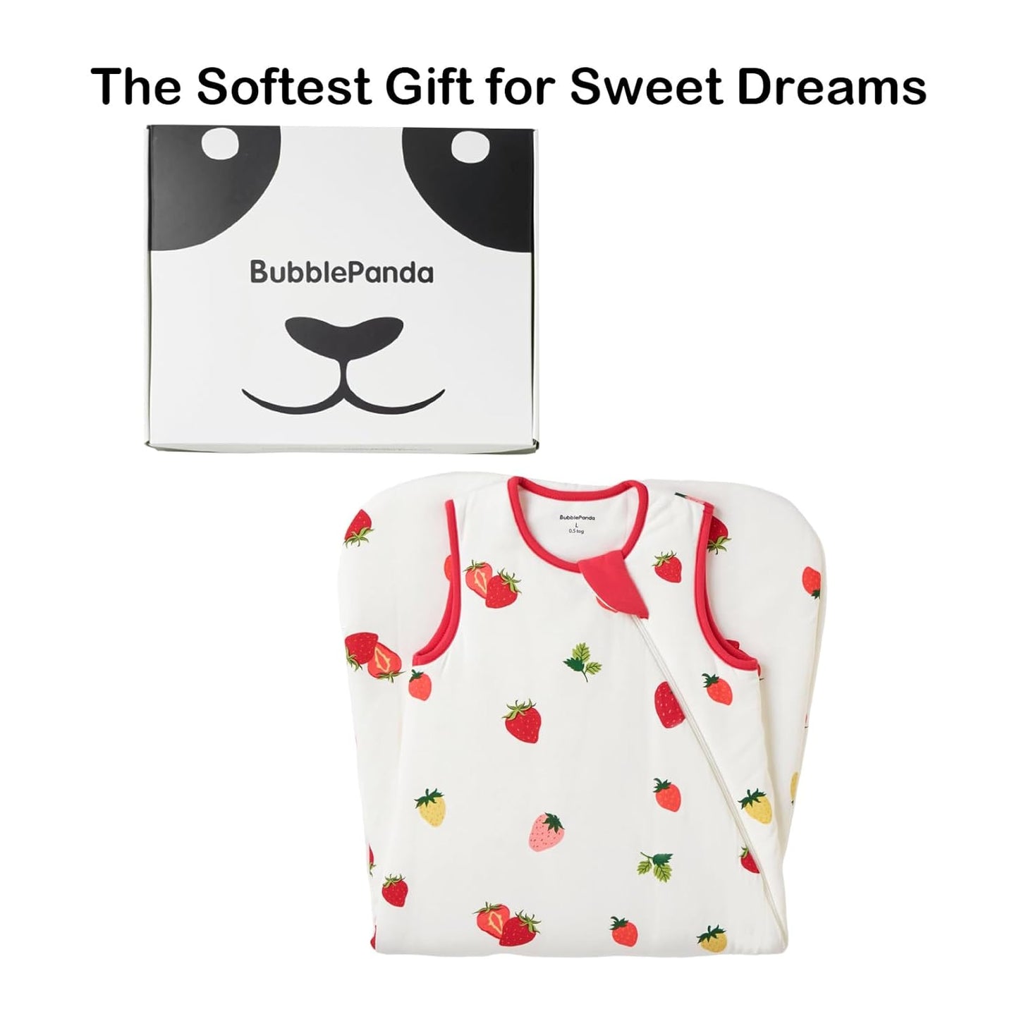 BubblePanda Rayon Made from Bamboo Sleep Sack 2t-3t 0.5 Tog Soft Lightweight Toddler Sleep Sack 24-36 Months for Babies 2-Way Zipper Wearable Blanket Baby 3t