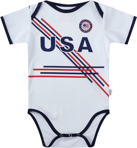Soccer Baby Bodysuit 6-18 Months Infants Onesie Funny Sports One-Piece Romper