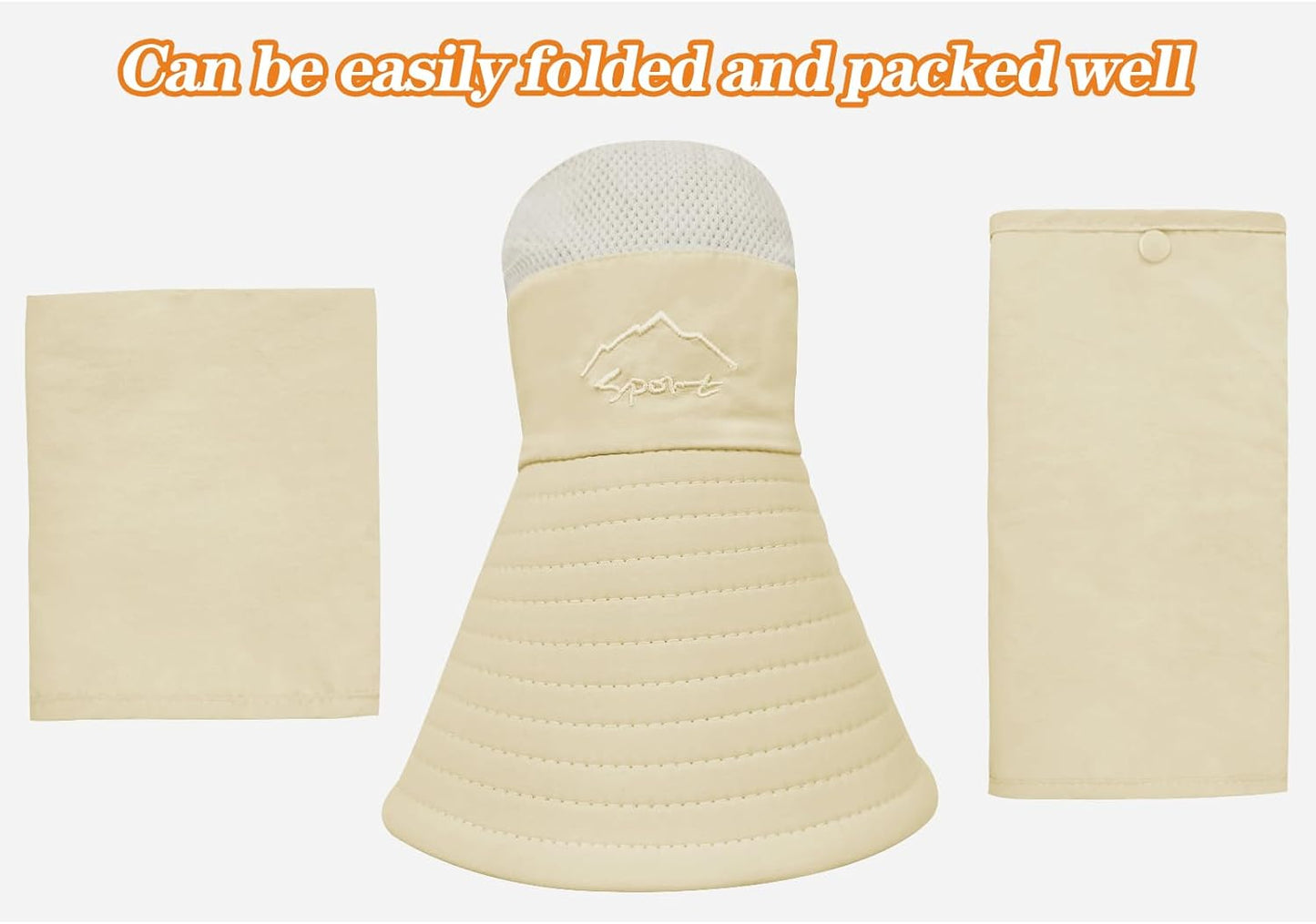 Sun Hats for Men Women Fishing Hat UPF 50+ Breathable Wide Brim Summer UV Protection Hat