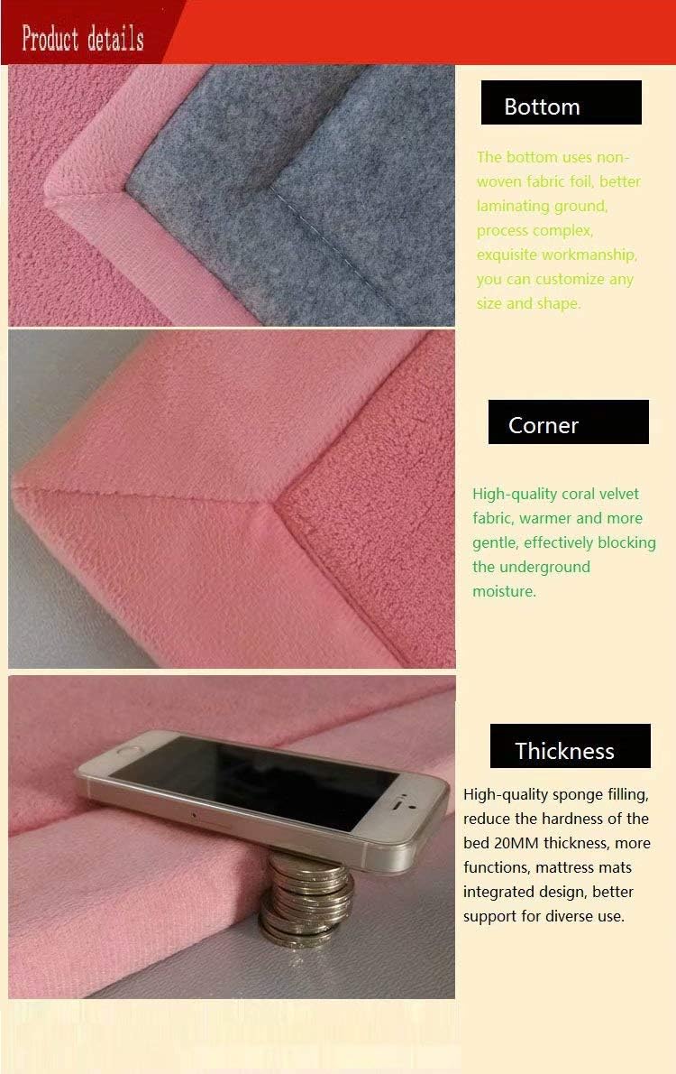 Stylish Coral Velvet Mat, V-mix Handmade weaving Plush Foam Play Crawling mat for Baby, Toddler, and Children Play Mat, Yoga Mat, Exercise Mat-Cushy- Soft & Thick Hypoallergenic, Non-toxic, Reversible