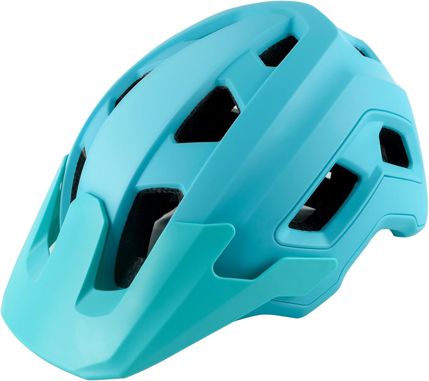 Bike Helmet for Adult & Youth, Lightweight MTB Helmet with Adjustable Visor for Mountain/Road Cycling, 2 Sizes for Men Women Boys Girls