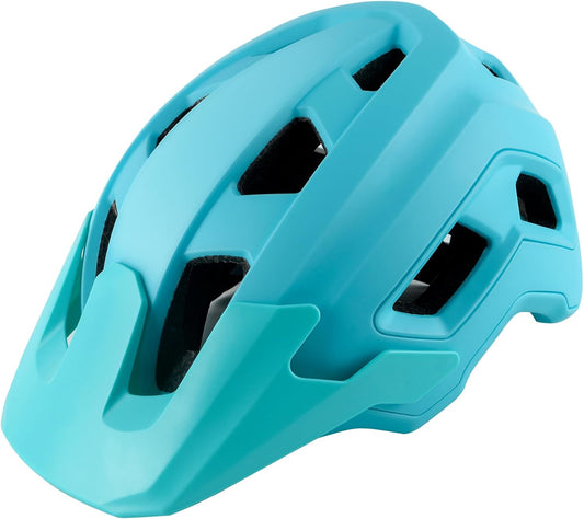 Bike Helmet for Adult & Youth, Lightweight MTB Helmet with Adjustable Visor for Mountain/Road Cycling, 2 Sizes for Men Women Boys Girls