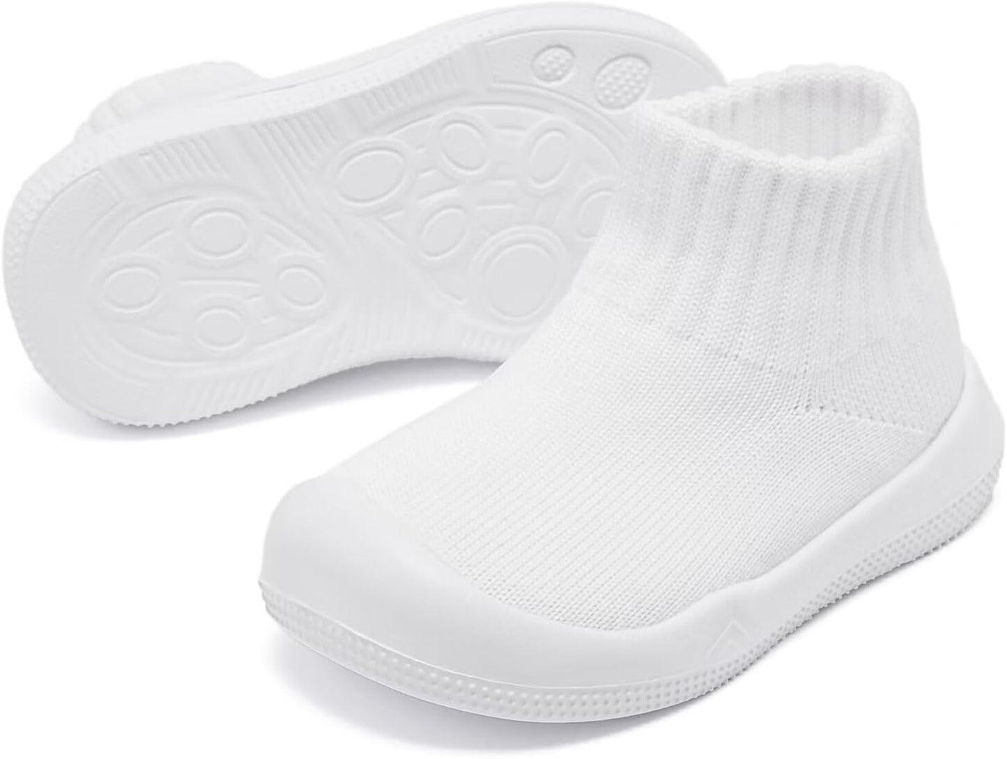 Eashi Baby Boy Girl Non-Skid Indoor Infant Walking Shoes Breathable Warm Elastic Sock Shoes with Memory Sole Protect Toes Outdoor Sneakers