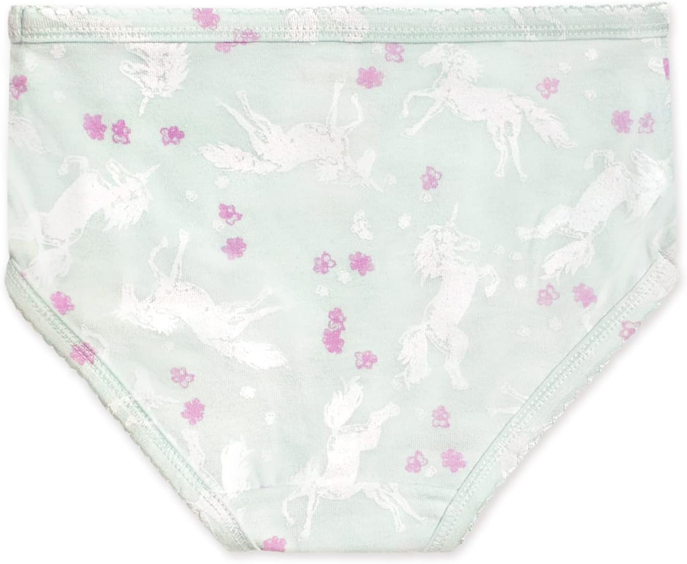 Burt's Bees Baby Toddler Girls' Underwear Set of 5 - Solids, Stripes,Prints, Tag-Free with Sizes for 2T to 8 Years Old