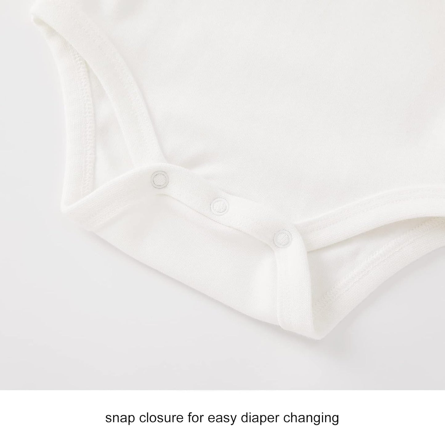 pureborn Baby Boys Girls Bodysuit Super Soft Cotton Romper 0-24 Months