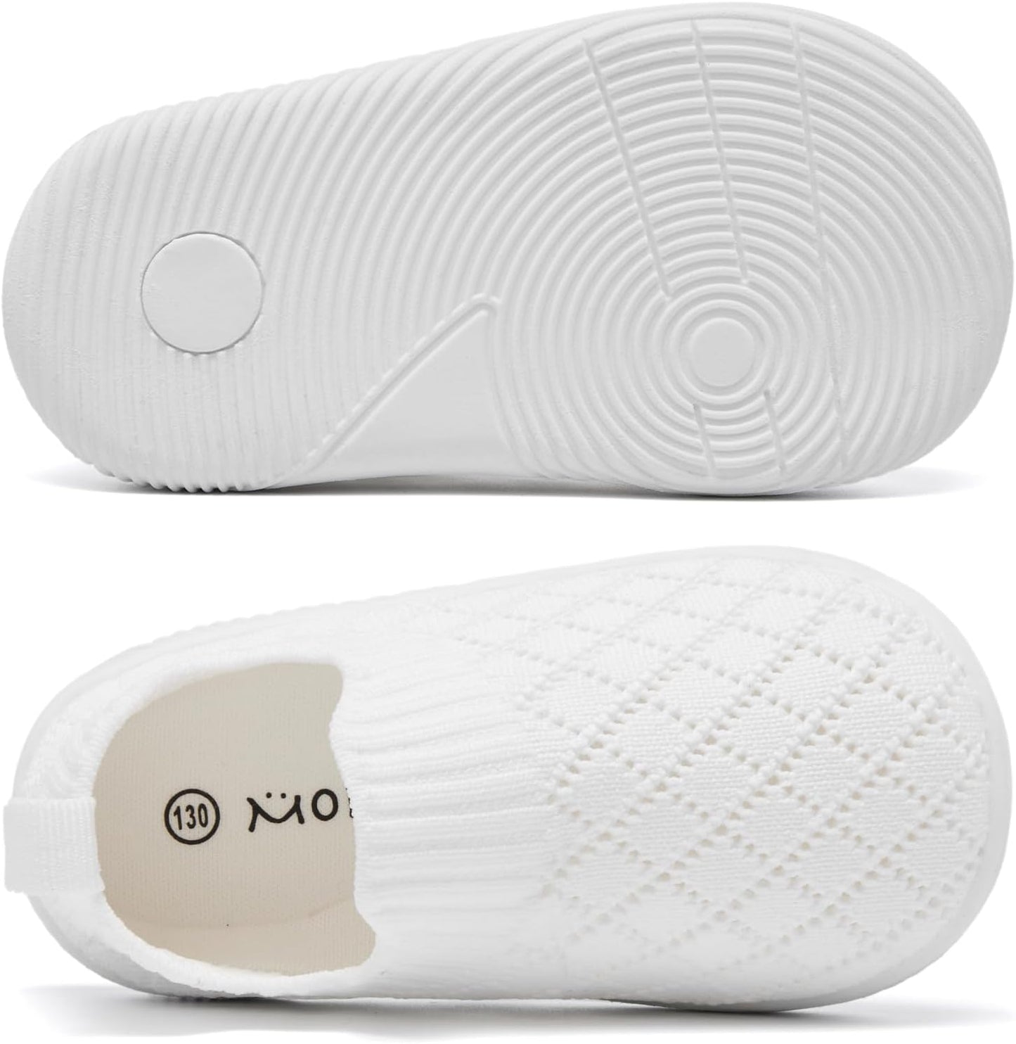 MORENDL Baby Toddler Walking Socks Non-Slip Breathable Unisex Casual Sneakers