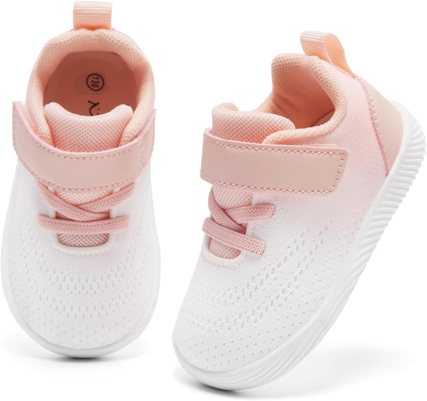 MORENDL Toddler Sneakers Baby Boys & Girls Barefoot Shoes Lightweight Breathable Walking Running Tennis Athletic Sport Shoes