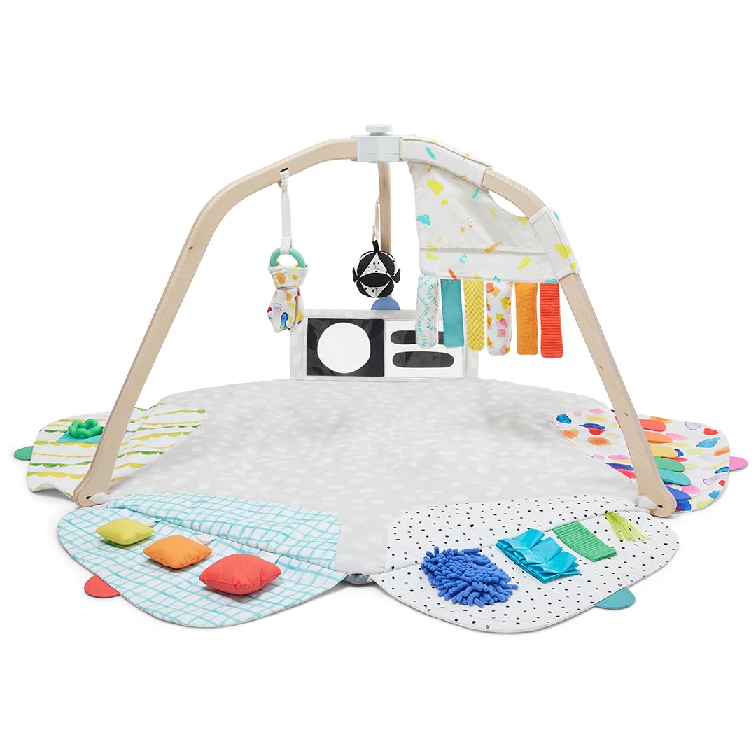 Lovevery Play Gym and Sensory Strands Bundle, Stage-Based Developmental Activity Gym for a Whole Year of Play Baby to Toddler Including Play Guide, Ages 0+ Months