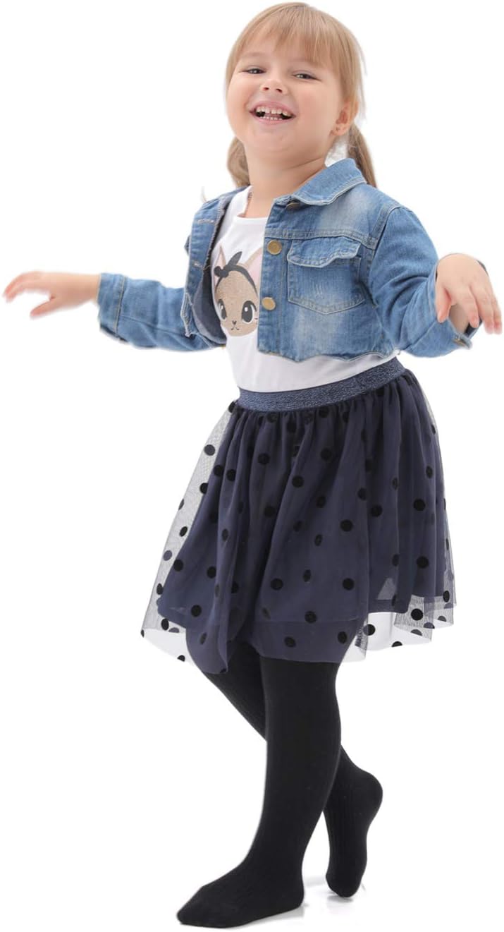 EPEIUS Baby Girl Tights Thick Cable Knit Leggings Stockings Cotton Pantyhose for Newborn Infant Toddler 3/4/5/6 Pack