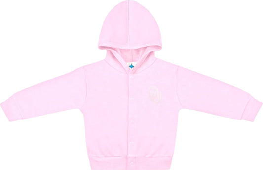 Creative Knitwear College Baby Snap Hooded Jacket - Team Logo, Multiple Colors, for Boys & Girls, (0-24 Months)