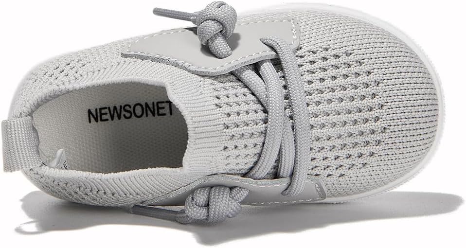 Newsonet Baby Shoes Boys Girls First Walking Breathable Non Slip Walker Sneakers Soft Sole 6 9 12 18 20 24 Months